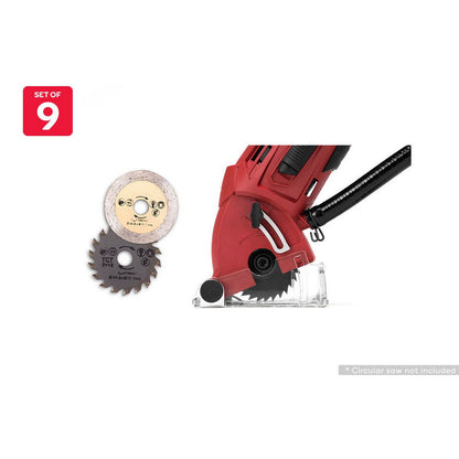 Certa Compact Circular Saw Replacement Blade Set (9 Pack)
