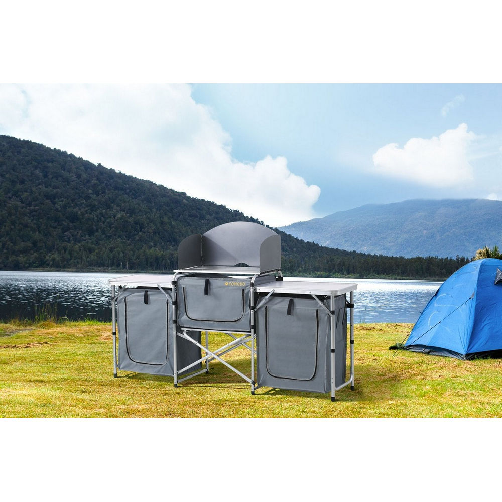 Komodo Deluxe faltbare Camping- und Caravaning-Küche